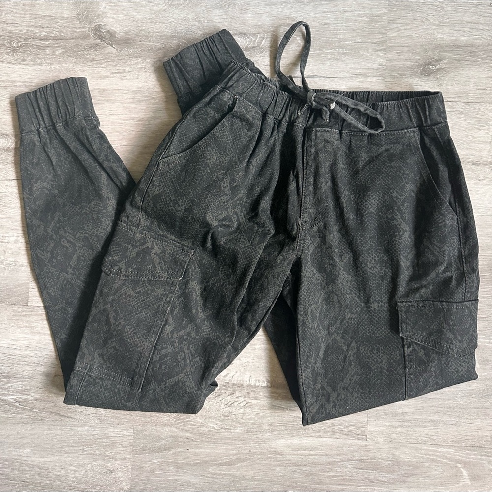Grey Cargo Joggers